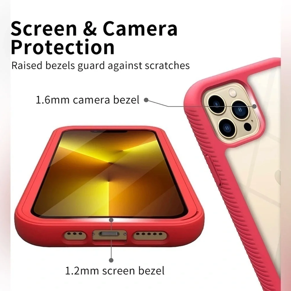 IPHONE 13 Pro cellphone case with built in screen protector